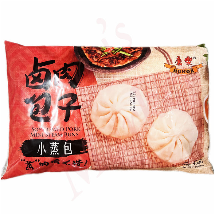 HONOR - Soy Stewed Pork Mini Steam Buns (6 Pcs) 康樂 卤肉包子 430g