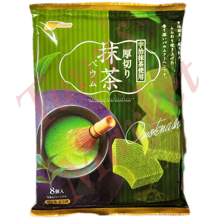 MARUKIN - Sliced Baumkuchen Matcha Flavour 220g