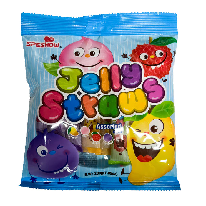 ABC-Jelly Straws-Assorted Flavor 200g