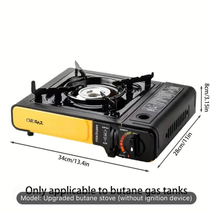 Portable Butane Gas Stove, Cassette Stove, Without Ignition Device, Suitable For Butane Gas Tank