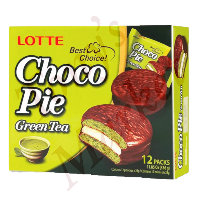 Lotte Choco Pie Green Tea 336g