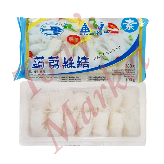 鱼泉 魔芋丝结/蒟蒻丝结 FISHWELL BRAND Shiritaki Noodles Knots 380g