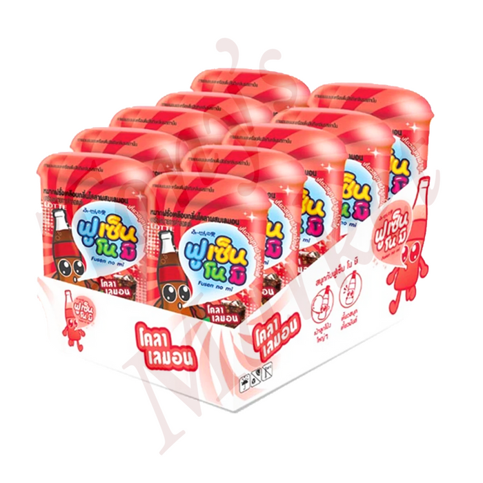 Lotte Coated Bubble Ball Gum（Cola Lemon Flavor）Single Pack 15g