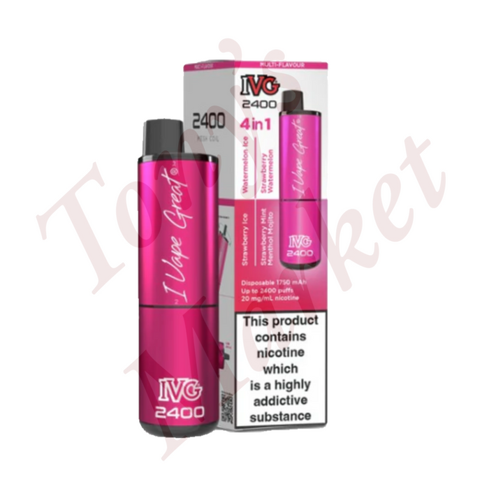 IVG 2400 4 In 1 Multi Flavour Pink Edition