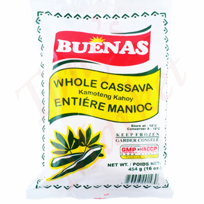 Buenas - Frozen Whole Cassava 454g