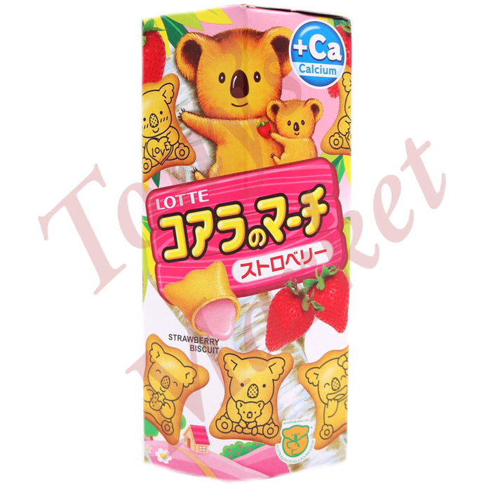 LOTTE Koala's March Biscuit - Strawberry Flavour 49g