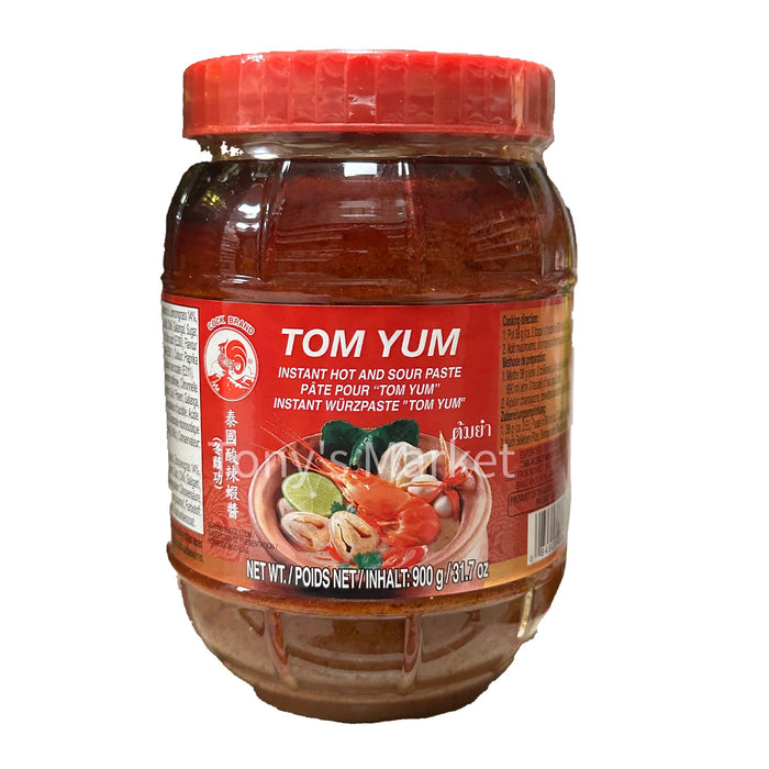 Cock Brand-Tom Yum Instant Hot And Sour Paste 900g（泰国冬阴功酸辣酱）