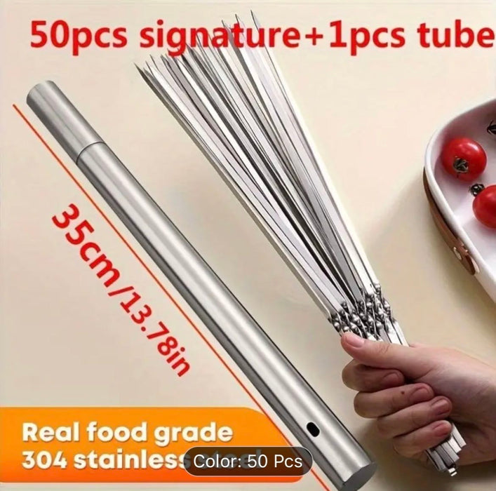 Stainless Steel Skewers 50 Pcs