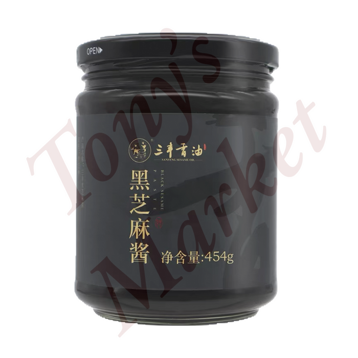 SanFeng-Black Sesame Paste 【黑芝麻酱】454g