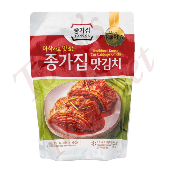 Jongga-Jongga Traditional Korean Cut Cabbage Kimchi 500g