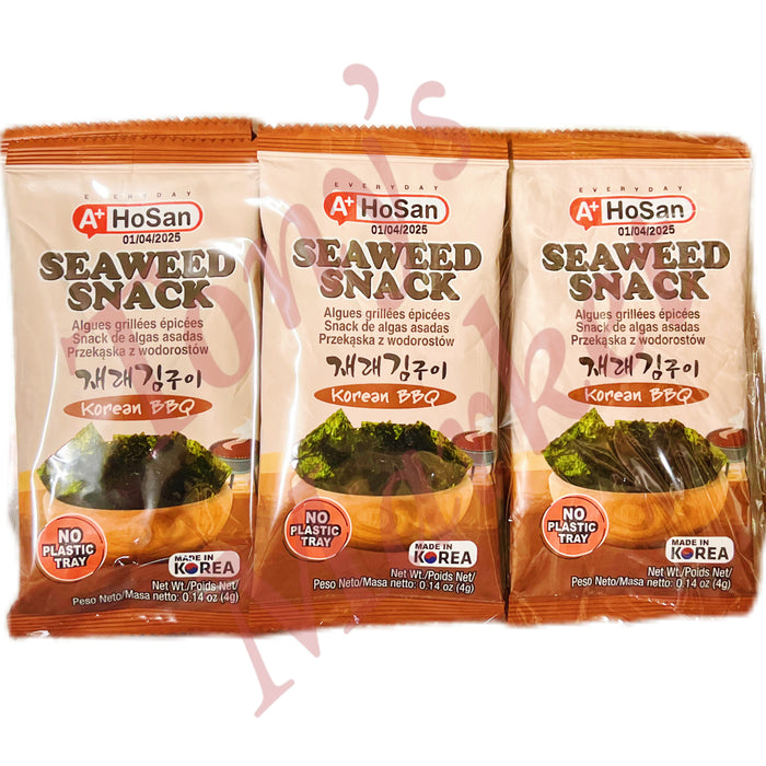 A+ Hosan Seaweed Snack Korean BBQ 9x4g