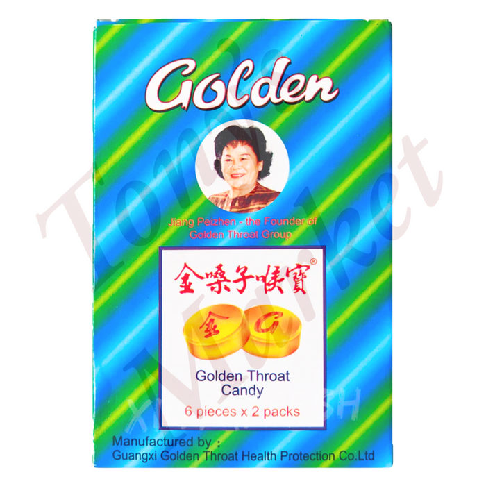 Golden Throat Candy 6 Pieces x 2 Packs