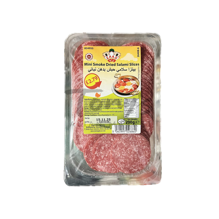 Zaad Mini Smoked Dried Salami Slices 200g