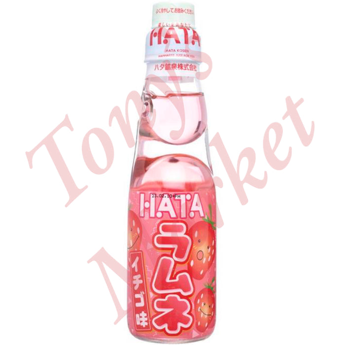 Hatakosen Strawberry Ramune Soda 200ml