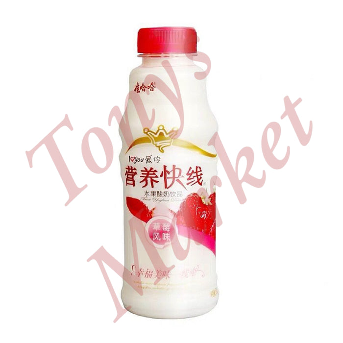 Wahaha Nutri-Express Fruit Yogurt Drink (Strawberry Flavour)  哇哈哈 营养快线 草莓风味 500ml