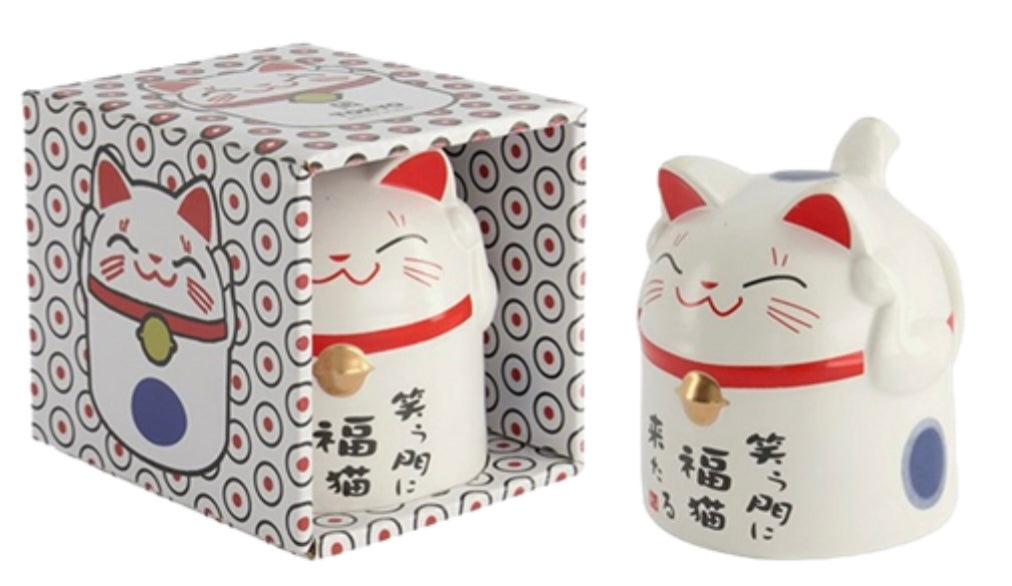 Kawaii Mug, Lucky Cat Blue Giftbox 350ml - B98076