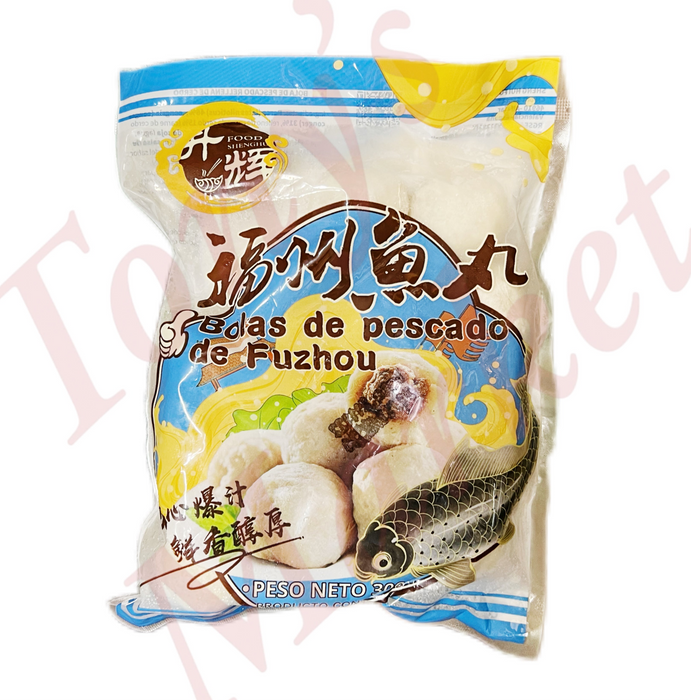 FOOD SHENGHU - Frozen Fuzhou Fish Balls  (福州鱼丸) 300g