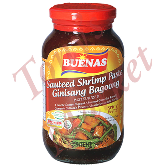 Buenas - Sauteed Shrimp Paste Ginisang Bagoong (Spicy) 340g