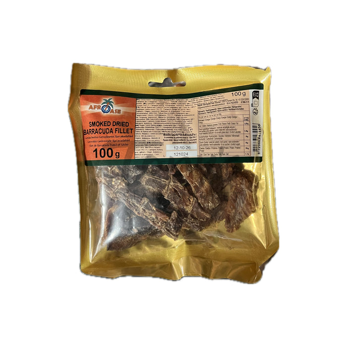 Afroase Smoked Dried Barracuda Fillet 100g
