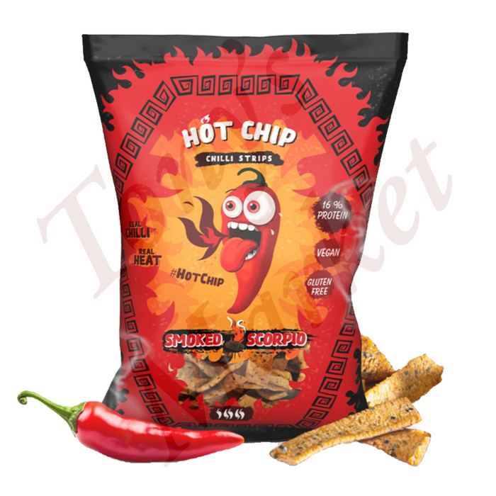 Hot Chip Chilli Strips 80g