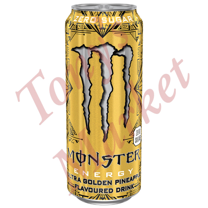 MONSTER - Energy Drink Ultra Golden Pineapple (Zero Sugar) 500ml