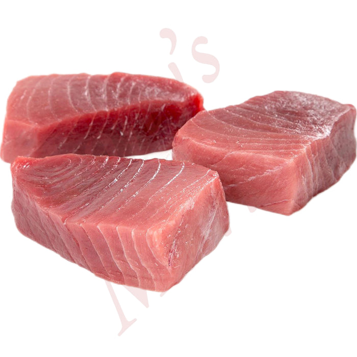 FROZEN TUNA STEAKS SKIN ON 200-400g 1 KG