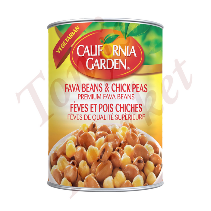 California Garden-Fava Beans & Chick Peas 400g