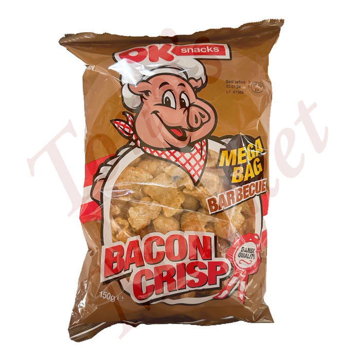 OK Snacks - Bacon Crisp Barbecue Flavour 150g