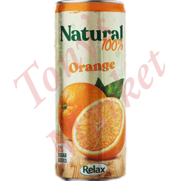 Natural 100% Orange Sugar Free 250ml