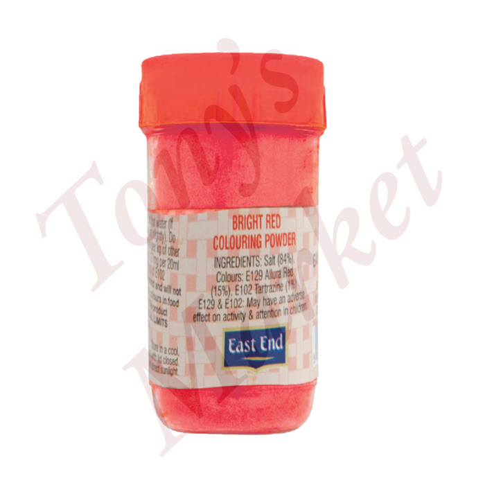 East End Bright Red Colouring Powder 25g