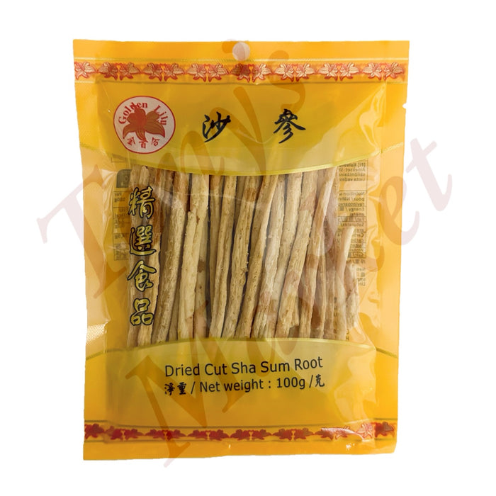 Golden Lily-Dried Cut Sha Sum Root 金百合 沙参 100g