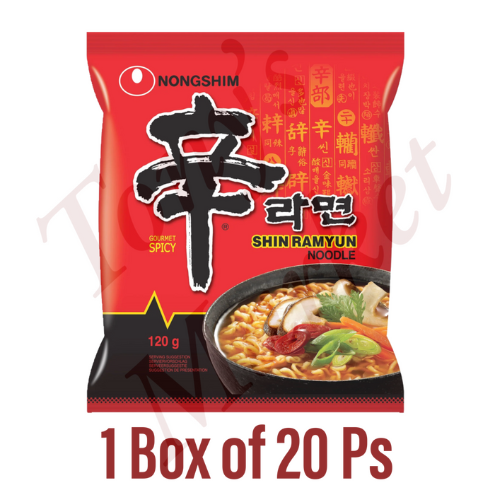 NONGSHIM Shin Ramyum Noodle Gourmet Spicy Whole Box【辣味辛拉面】