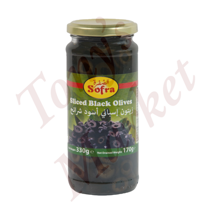 Sofra-Sliced Black Olives 330g