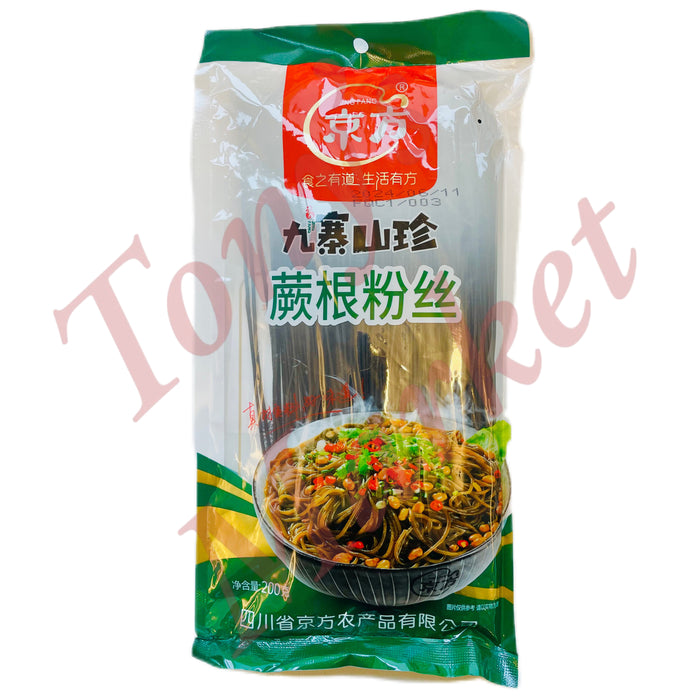 京方 九寨山珍 蕨根粉丝 Jing Fang Fern Root Noodles 200g