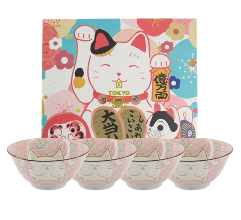 Kawaii bowls, Lucky cat 500ml - B922036