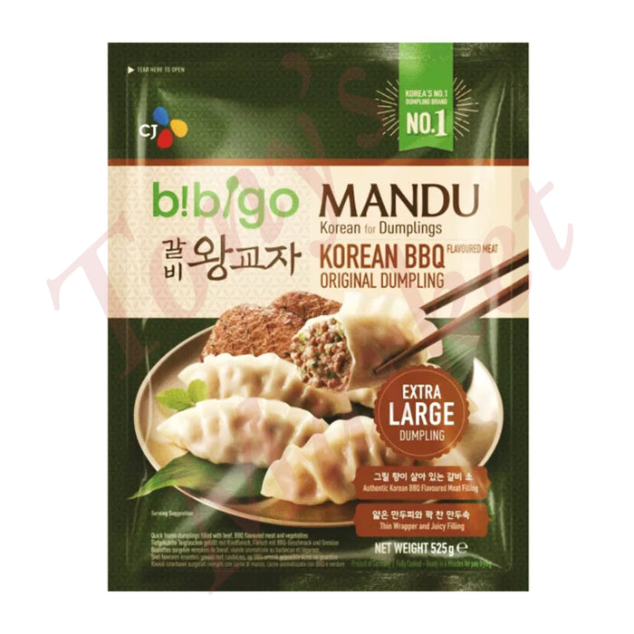 BIBIGO - Mandu Dumplings (Korean BBQ Flavoured Meat) Extra Large Dumpling 525g