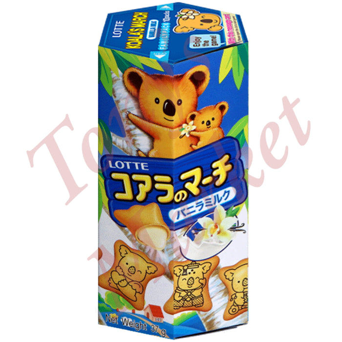 LOTTE Koala’s March Biscuit - Cacoa & White Chocolate Filling 37g