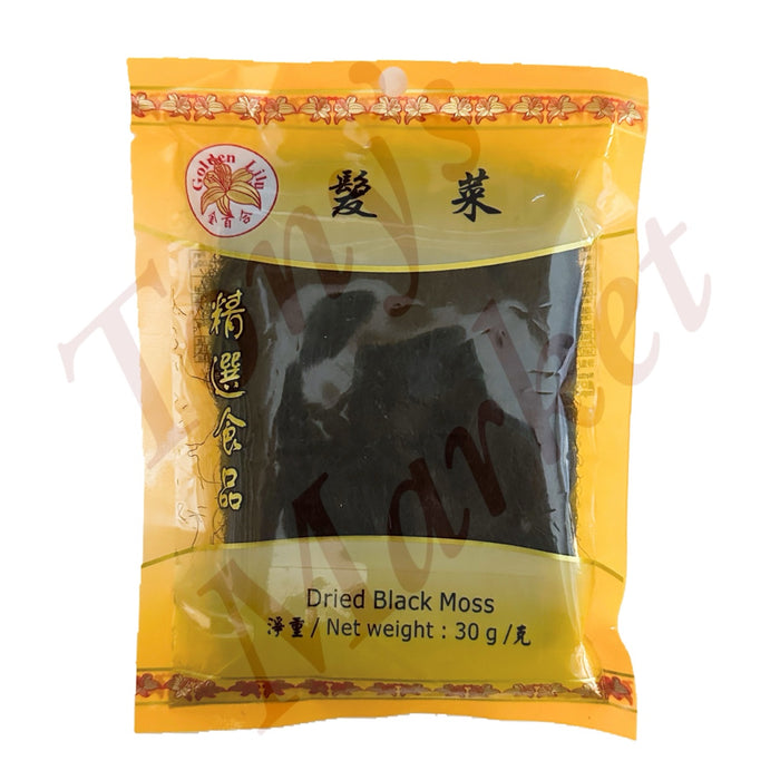 Golden Lily-Dried Black Moss 金百合 发菜 30g