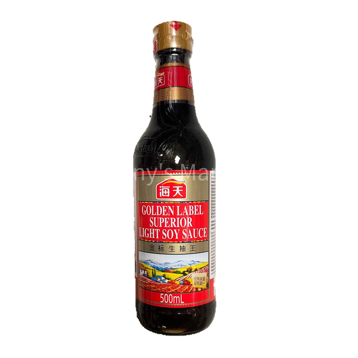 Haday-Golden Label Superior Light Soy Sauce 500mL（海天金标生抽王）