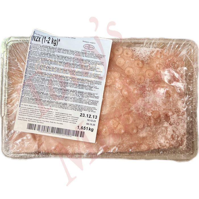 FROZEN RAW OCTOPUS 1-2kgEach 冰冻大章鱼 *Weighing by Actual Weight* 500g=€9.00【按实体重量计】