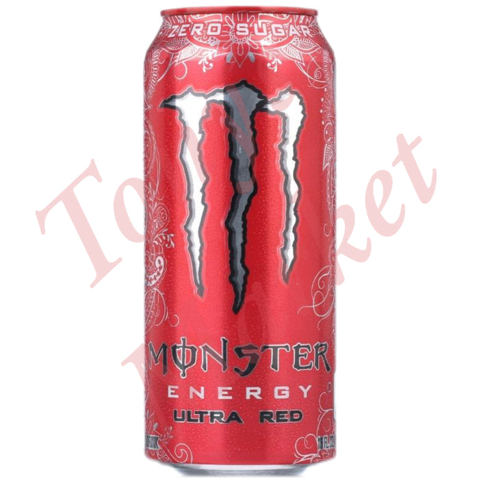 MONSTER - Energy Drink Ultra Red (Zero Sugar) 500ml