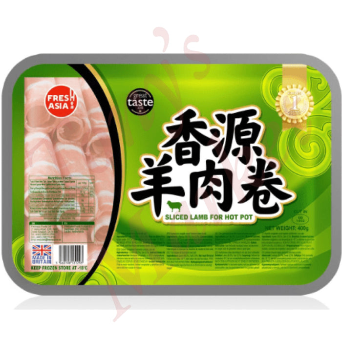 Fresh Asia - Sliced Lamb For Hot Pot 香源羊肉卷 400g