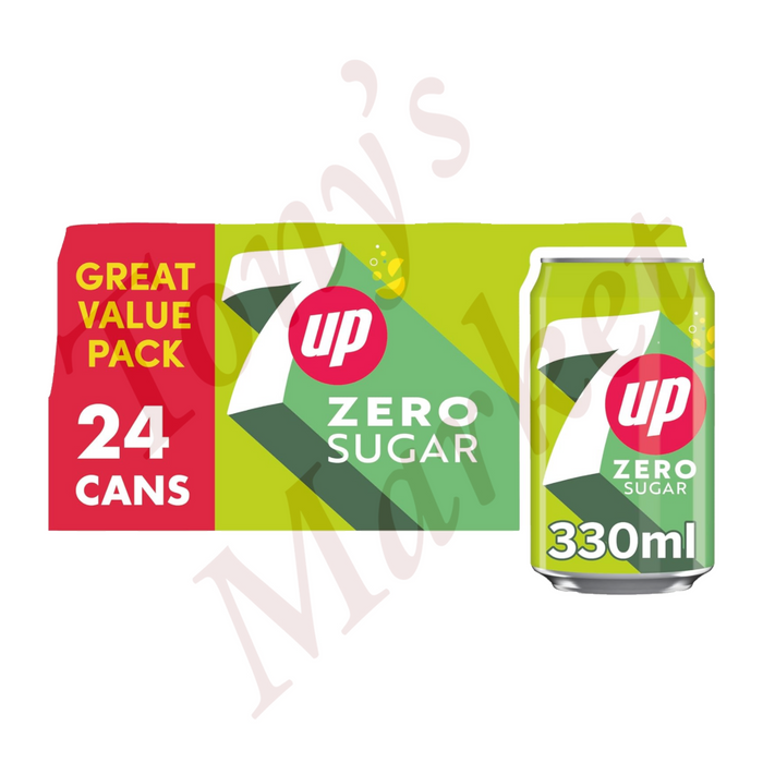 7 UP Zero Sugar 24x330mL【无糖7喜】