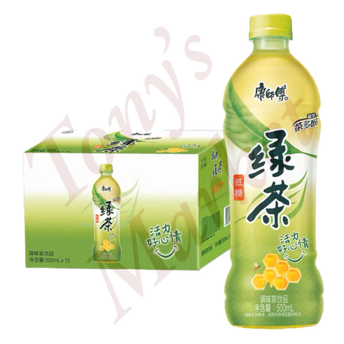 康师傅 Green Tea Drink 500mLx15/Box【绿茶】