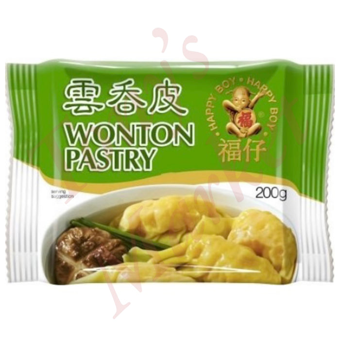 HAPPY BOY - WONTON PASTRY 福仔 云吞皮 200g