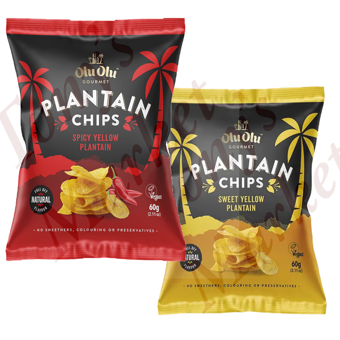 Olu Olu Plantain Chips 60g