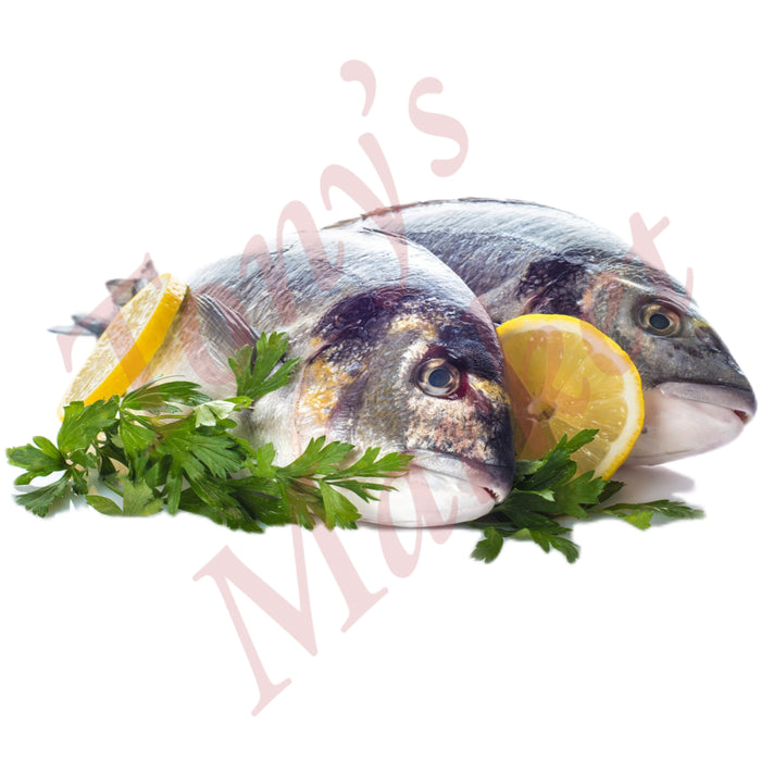 Fresh Sea Bream (Not Cleaned) 新鲜 鲫鱼 (400-600g/Each 条)(没有处理）