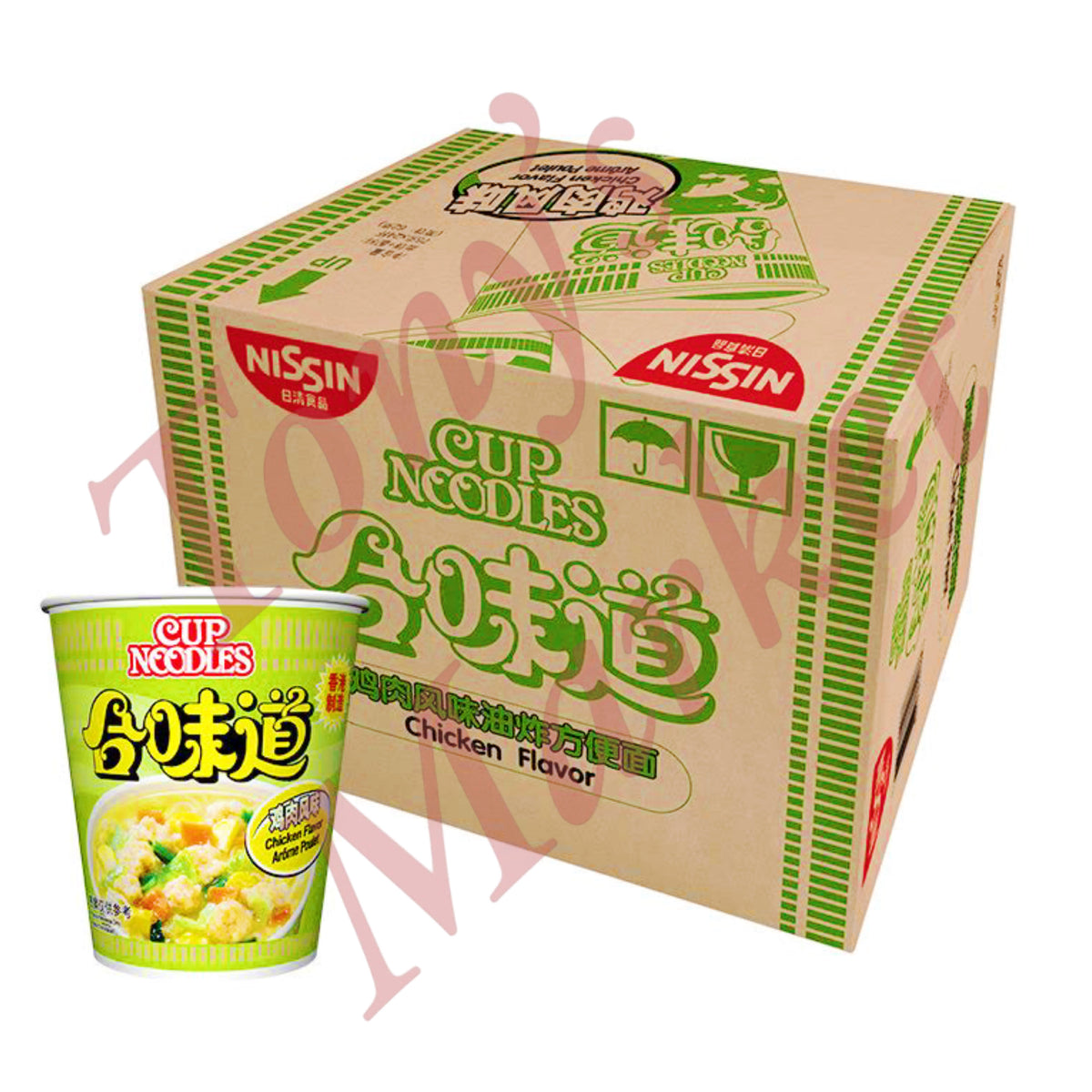 合味道鸡肉风味杯面Nissin Cup Noodles Chicken Flavor (71gX24Pcs