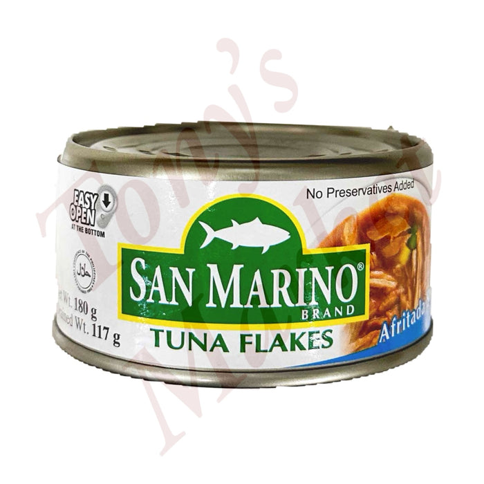 San Marino Tuna Flakes Afritada Style 180g（菲式炖菜金枪鱼薄片）