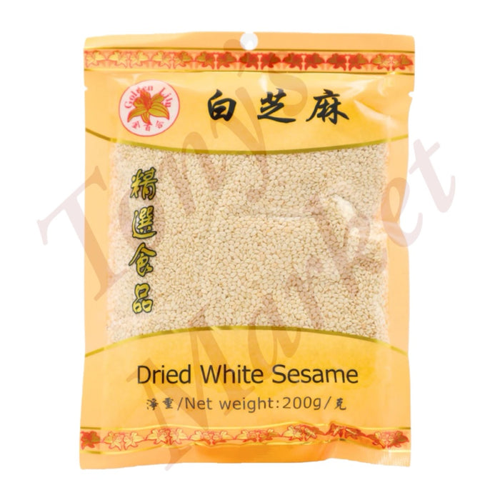 Golden Lily Dried White Sesame 200g【金百合白芝麻】